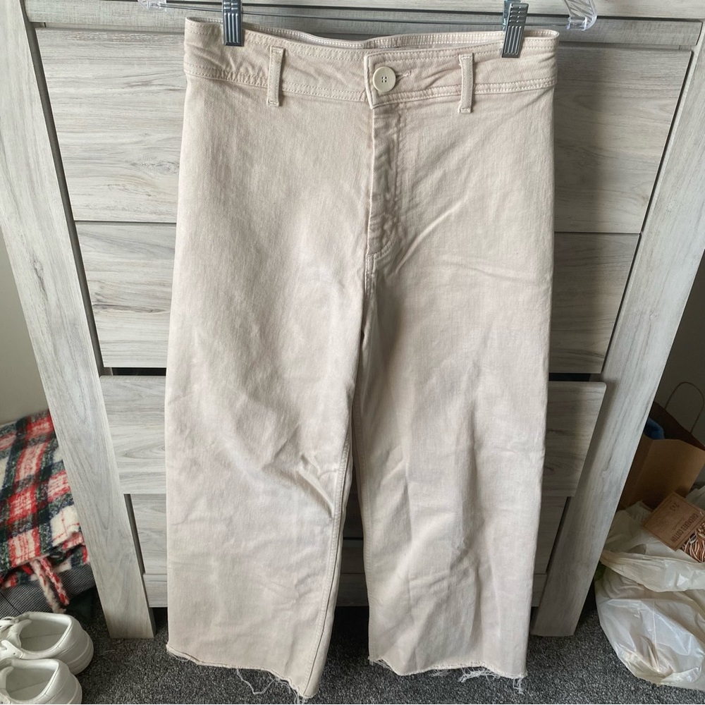 Cream Zara Marine Straight Jeans
